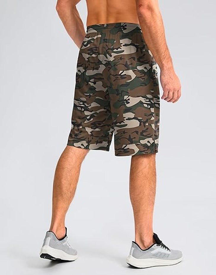 G Gradual Men's Athletic Shorts with Pockets 11" Long Basketball Shorts Lightweight Quick Dry Gym Workout Shorts for Men