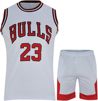 Basketball Jerseys for Kids Youth Sports T-Shirt Jersey Boys Girls Gradient Basketball Uniform Set