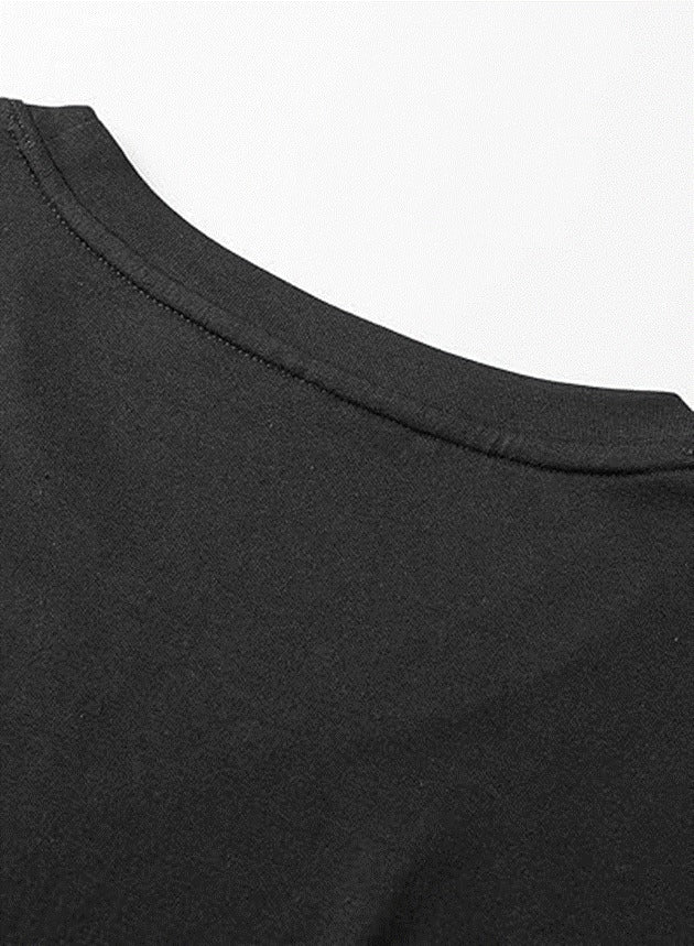 Men’s 100 Cotton Hipster Hip Hop Long-line Crewneck T-Shirt