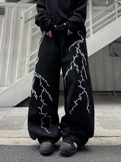 Women’s Baggy Jeans Wide Leg Denim Pants Vintage Hip Hop Loose Long Trousers Street wear